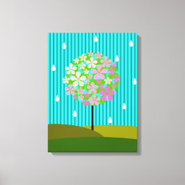 Impressão Em Tela Primavera - As Quatro Estações