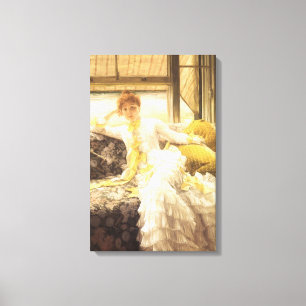 Impressão Em Tela Primavera (Beira Mar) de James Tissot, Retrato Vin