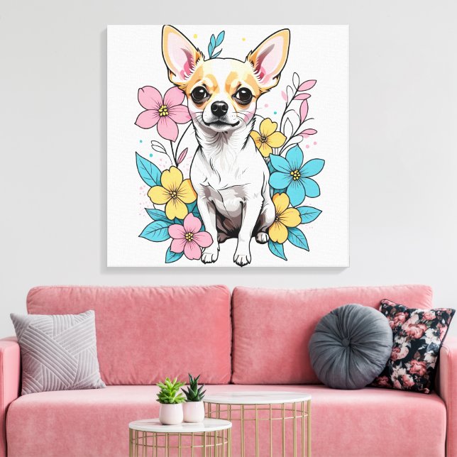Impressão Em Tela Primavera Chihuahua (Insitu(Sala de estar))