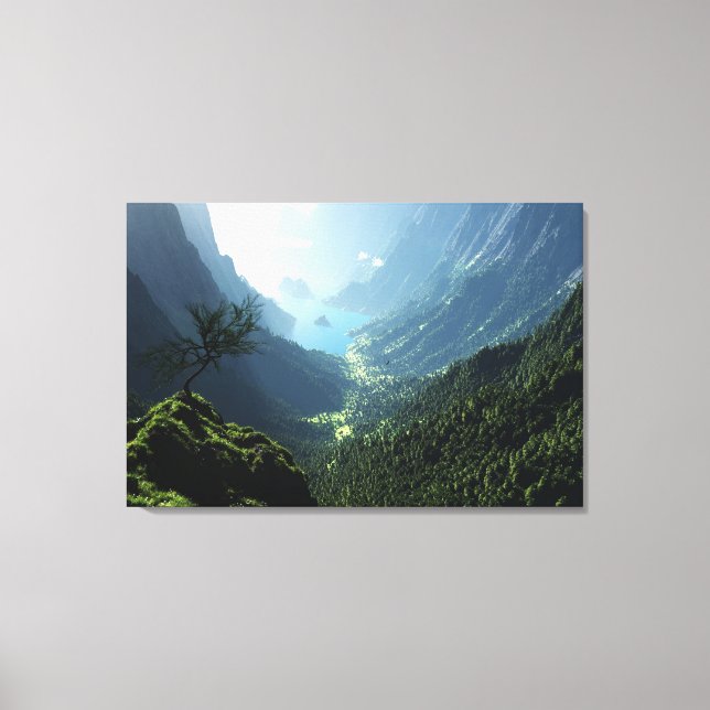 Impressão Em Tela Primavera (Triptych) (Frente)