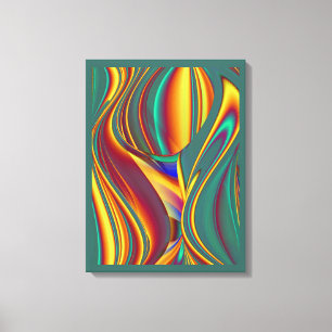 Impressão Em Tela Primavera Verão Outono Flores Magia