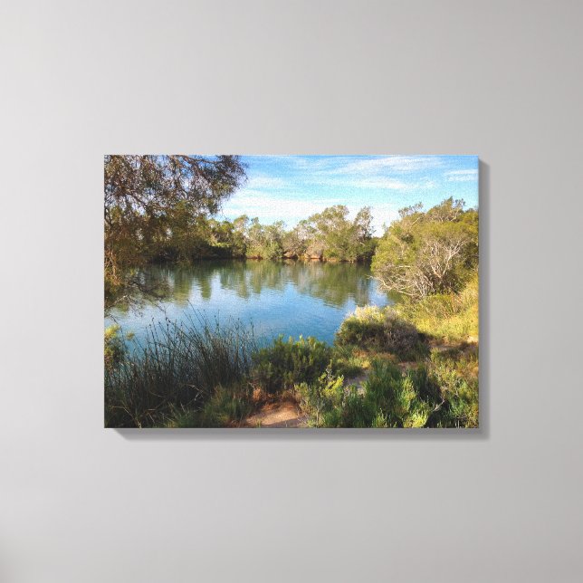 Impressão Em Tela Primaveras quentes na tela do deserto (Frente)