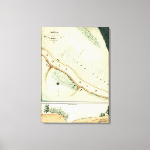 Impressão Em Tela Primeira batalha do funcionamento de Bull - guerra