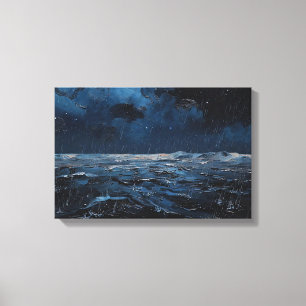 Impressão Em Tela "Primeira Chuva na Terra" Pintura a Óleo #8