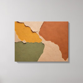 Impressão Em Tela Primeira essência da arte rústica do splash de cor