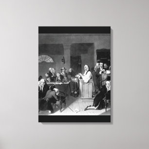 Impressão Em Tela Primeira Oração no Congresso, Imagem de _Guerra de