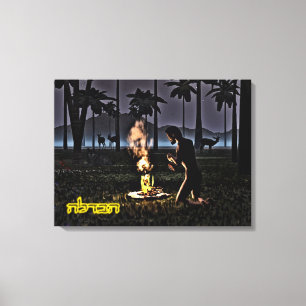 Impressão Em Tela Primeiro Havdalah