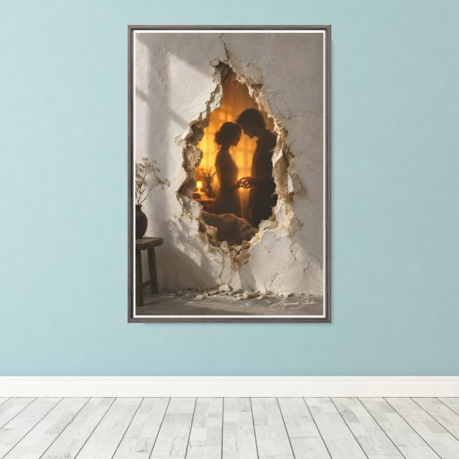 Impressão Em Tela Primeiro Toque (Insitu(piso de madeira))