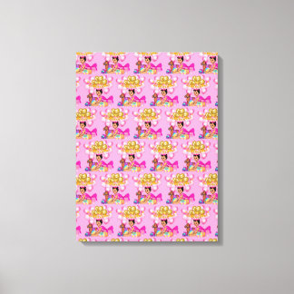 Impressão Em Tela Princesa a Rosa
