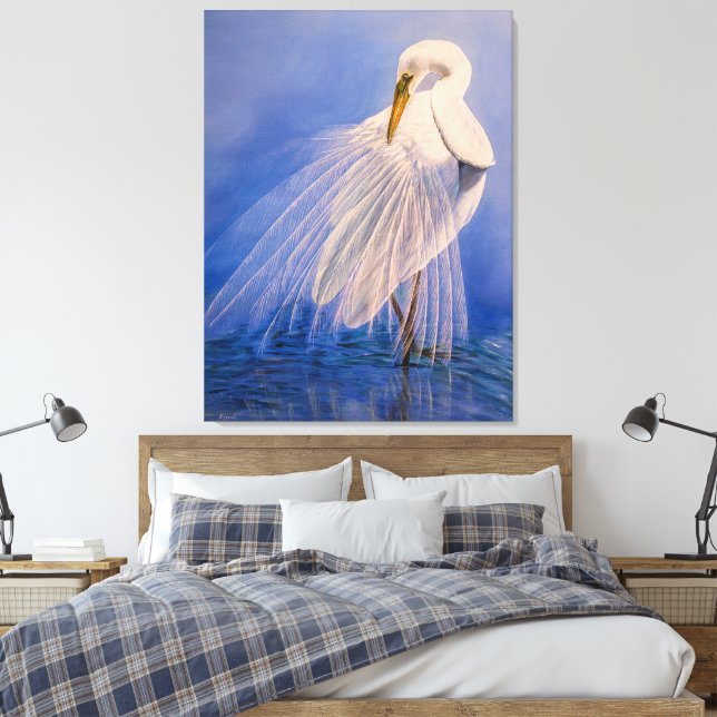 Impressão Em Tela Princesa da Névoa (Insitu(Quarto))