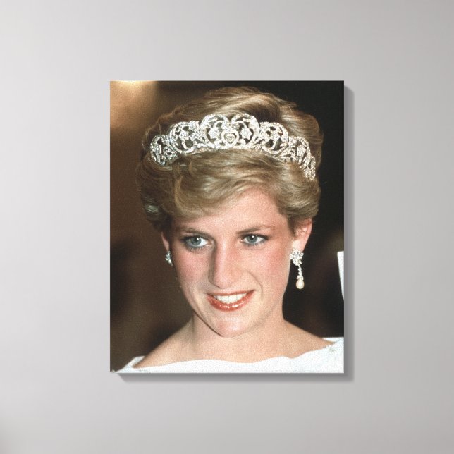 Impressão Em Tela Princesa Diana Bahrain 1986 (Frente)