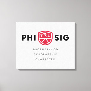 Impressão Em Tela Princípios da Phi Sigma Kappa