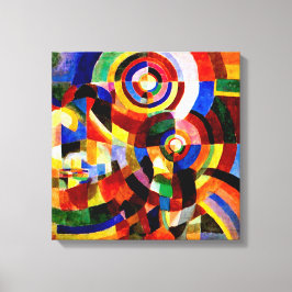 Impressão Em Tela Prisioneiros elétricos por Sonia Delaunay Abstrato