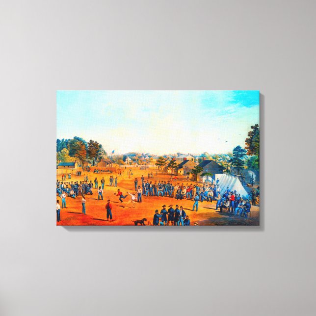 Impressão Em Tela Prisioneiros Sindicais em Salisbury Baseball Game  (Frente)