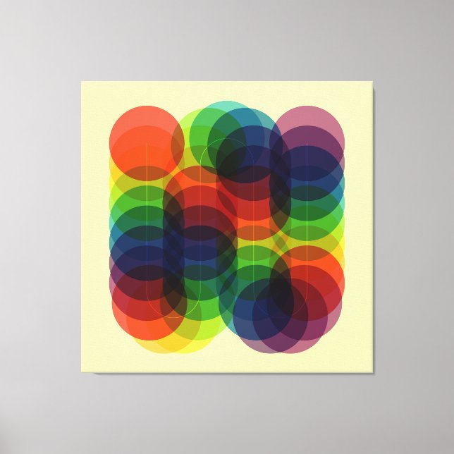 Impressão Em Tela Prism Caminho Amarelo (Frente)