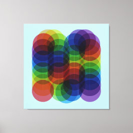 Impressão Em Tela Prism Caminho Azul