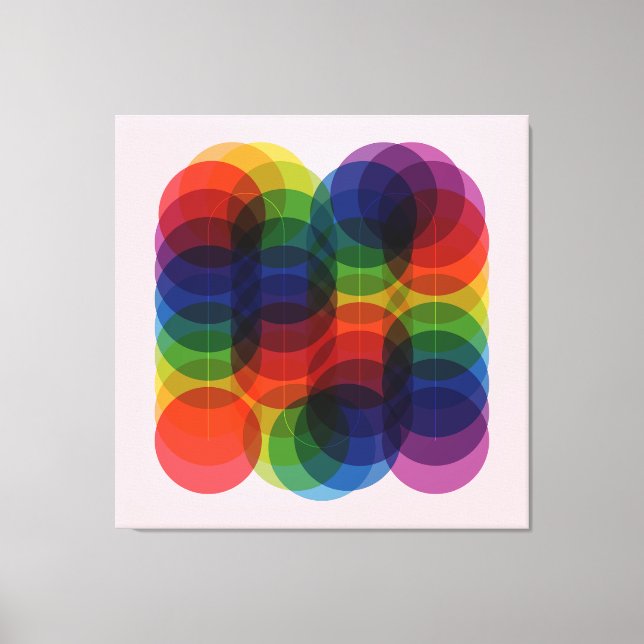 Impressão Em Tela Prism Caminho Vermelho (Frente)