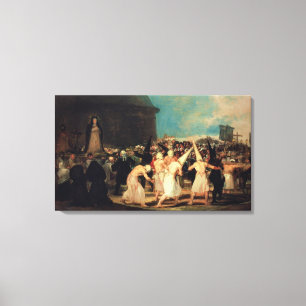 Impressão Em Tela Procissão de Francisco Jose de Goya y Lucientes