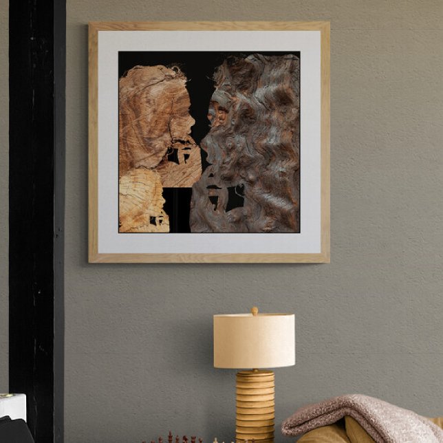 Impressão Em Tela Profil de femme perplexe (Criador carregado)