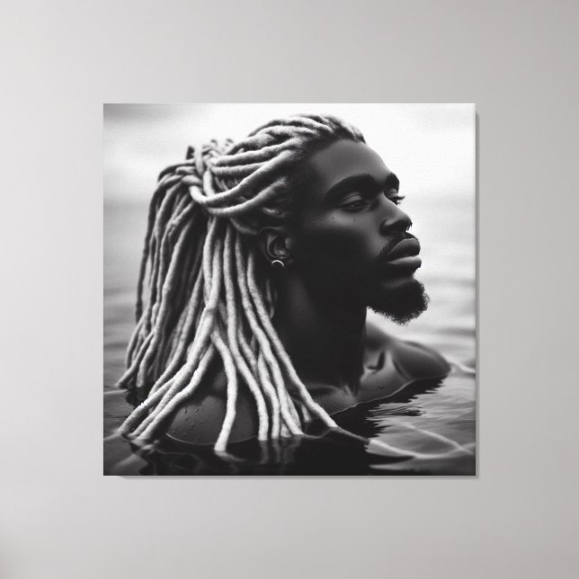 Impressão Em Tela Profundidades Sagradas (Frente)