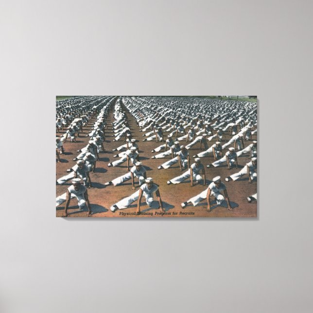 Impressão Em Tela Programa de Formação Física para Recrutas - Marinh (Frente)