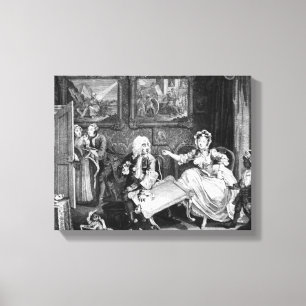 Impressão Em Tela Progresso de Harlot, prato II, Quarrels