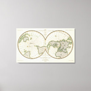 Impressão Em Tela projeção que mostra a declinação magnética