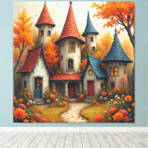 Projeto de Casa de Fantasia Caprichosa de Outono