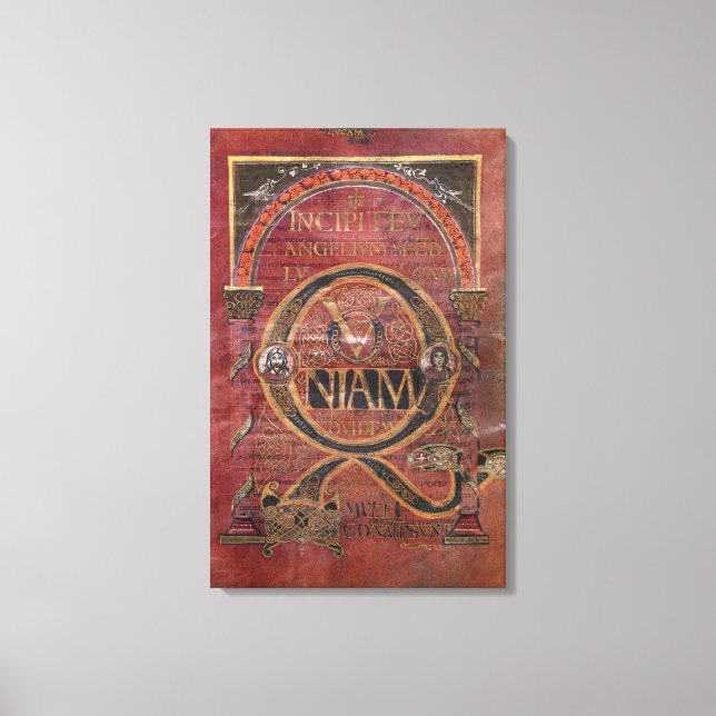 Impressão Em Tela Prolog do Evangelho da Rua. Luke (Frente)