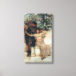 Impressão Em Tela Promessa de Primavera (por Sir Lawrence Alma-Tadem