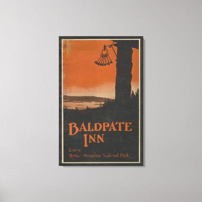 Impressão Em Tela Promocional de Poster de Entrada Baldpate # 2 (Frente)