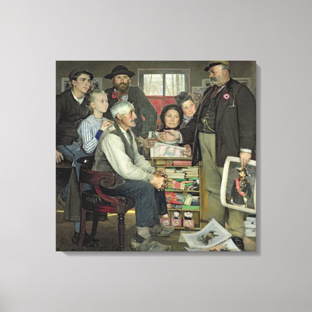 Impressão Em Tela Propaganda, 1889 (Frente)