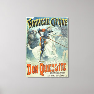 Impressão Em Tela Propaganda para "Don Quixote, circo novo", cavalo