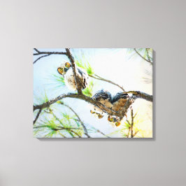 Impressão Em Tela Proprietários de excelente com Coroa Olhando de Br