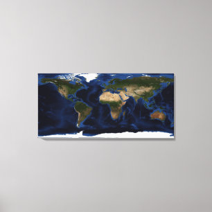 Impressão Em Tela Protecção topográfica & batimétrica da terra