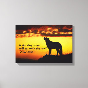 Impressão Em Tela Provérbio indiano americano antigo