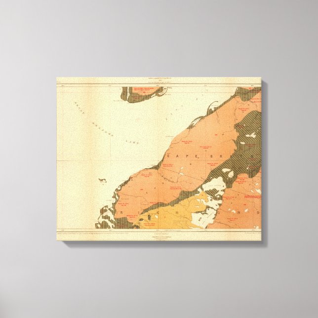 Impressão Em Tela Província da Nova Escócia de Cape Breton 9 (Frente)