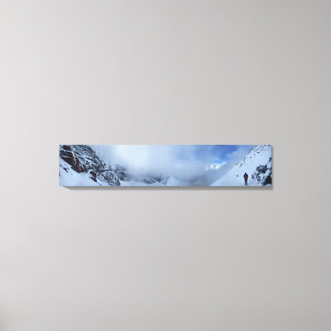 Impressão Em Tela Ptarmigan Pass North - Glacier National Park (Frente)