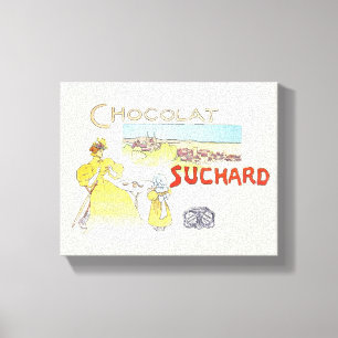 Impressão Em Tela Publicidade de chocolate francês Vintage Candy