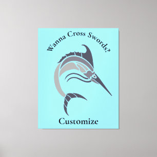 Impressão Em Tela Pulando Espadarte Thunder_Cove