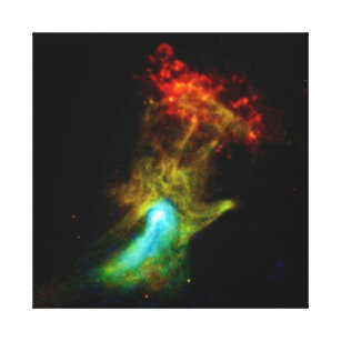 Impressão Em Tela Pulsar B1509 - Mão da foto da NASA da nebulosa do