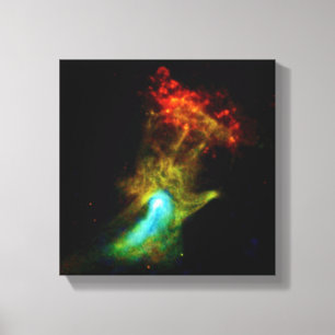 Impressão Em Tela Pulsar B1509 - Nebulosa de Raios-X Mão de Deus Fot
