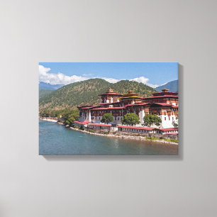 Impressão Em Tela Punakha Dzong - Butão