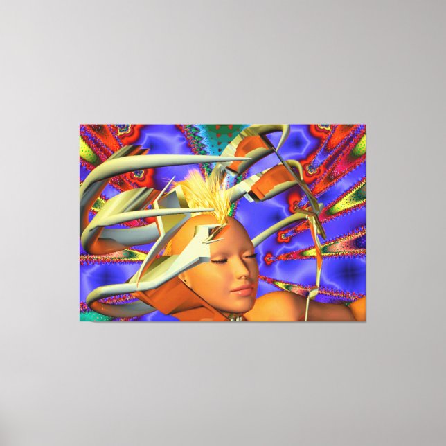 Impressão Em Tela Punk Heaven (Frente)