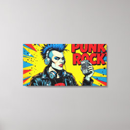 IMPRESSÃO EM TELA PUNK ROCK PARA SEMPRE