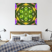 PURPLE AND GREEN ABSTRACT DRAWING. SAMER BRASIL. 4