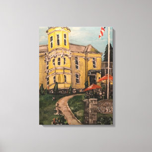 Impressão Em Tela "Put-in-Bay Winery", de desenhos de Willowcatel