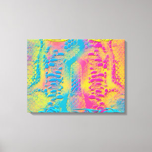 Impressão Em Tela PYTHON - fractal decorativo moderno -