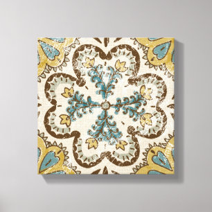 Impressão Em Tela Quadrado de Batik não embelezado II