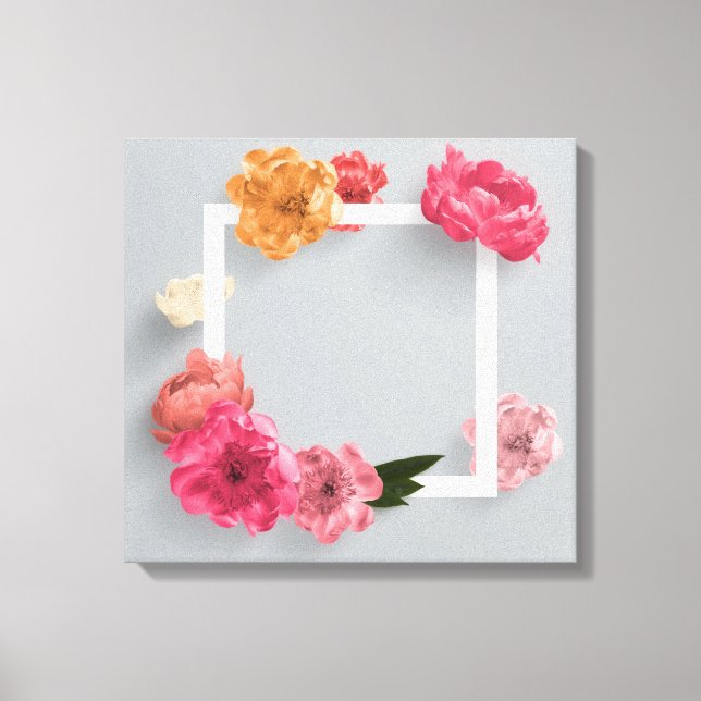 Impressão Em Tela Quadro da Flor (Frente)